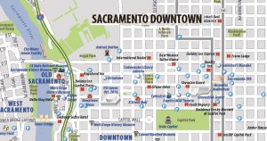 Map of Downtown Sacramento