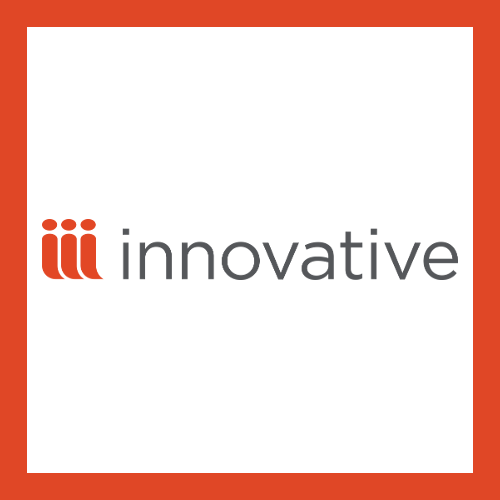 Innovative icon with the orange-red triple I in front of the text: Innovative
